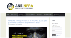 Desktop Screenshot of aneinfra.org.br